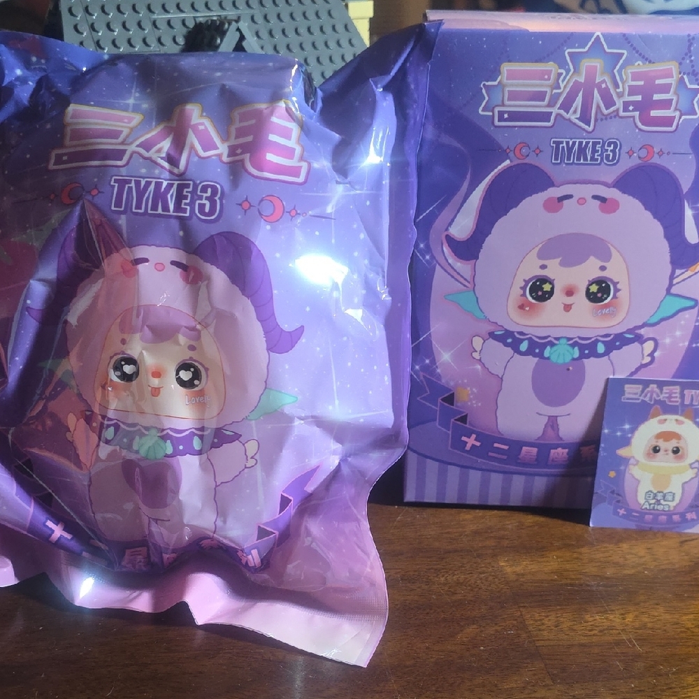 official TYKE 3 constellations series, doll still in sealed bag, confirned Aries